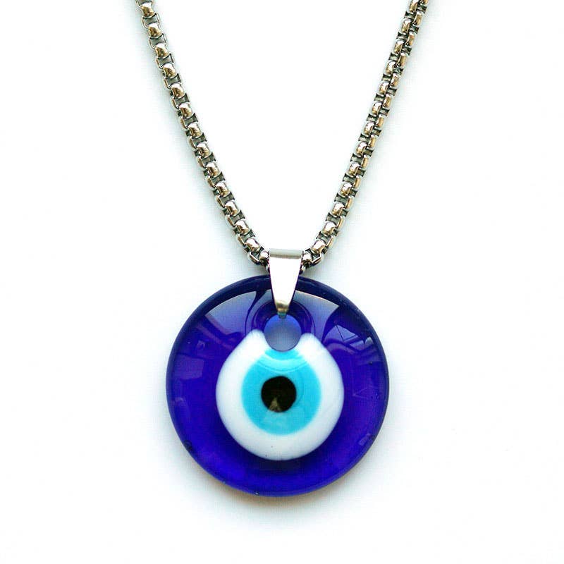evil eye necklace with chain
