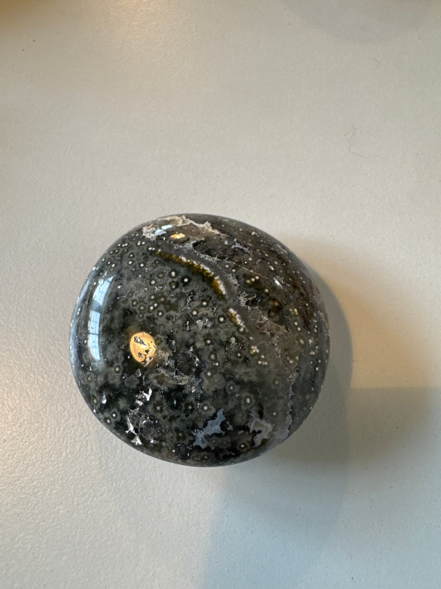 Veinless Ocean Jasper | Palm Stone | 50-60mm | Madagascar