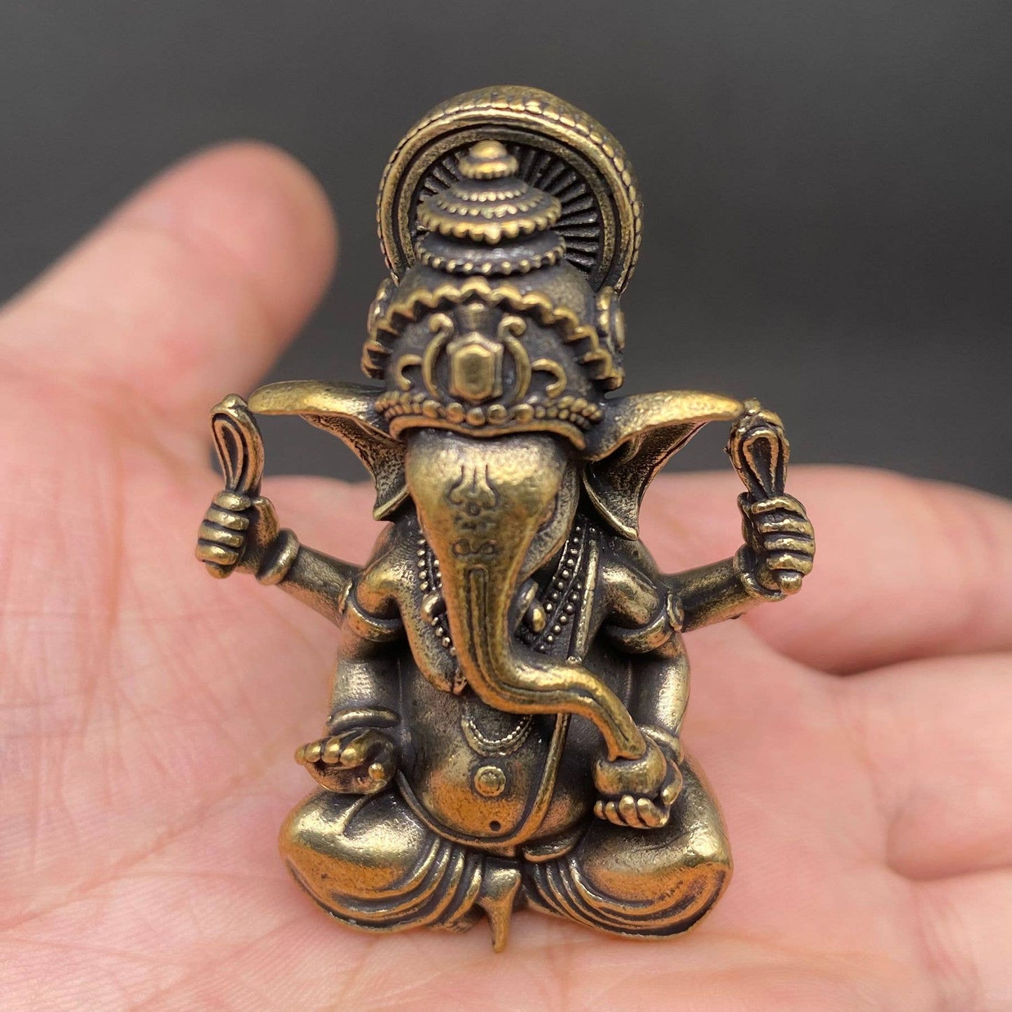 brass Ganesha statue