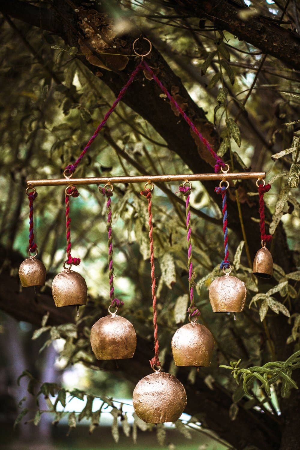 bohemian waterfall wind chime