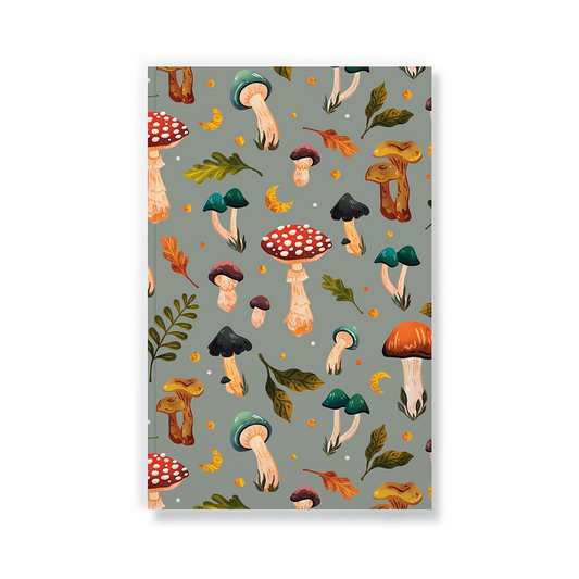 mushroom garden classic layflat journal notebook