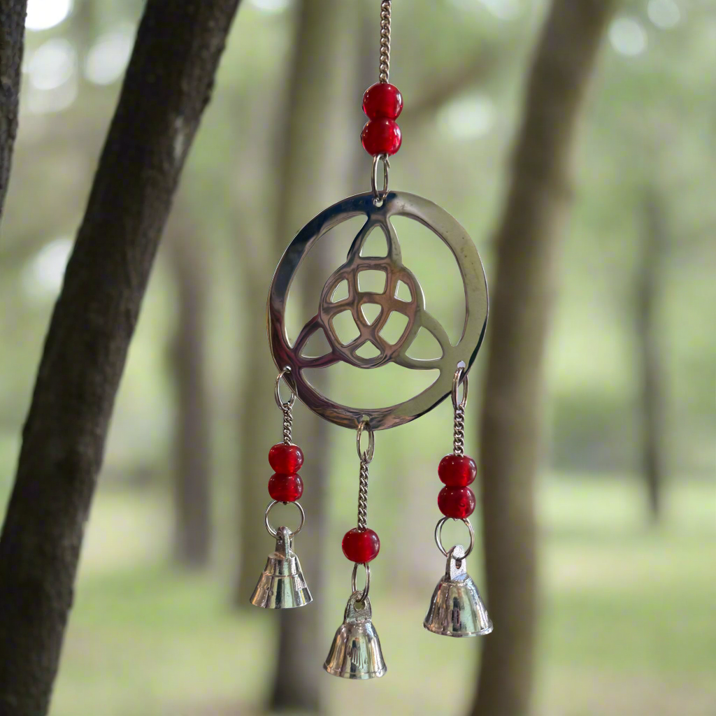 brass wind chime with bells
