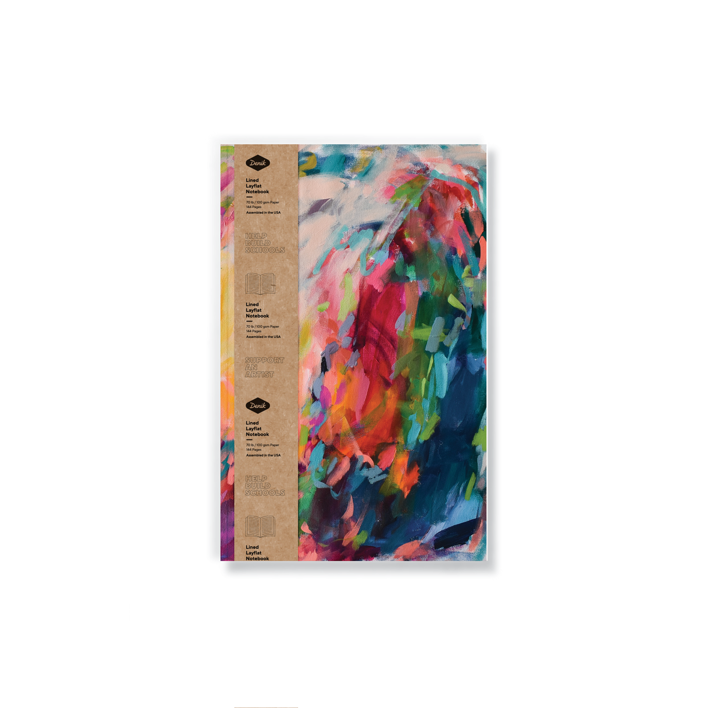 bright lights classic layflat notebook