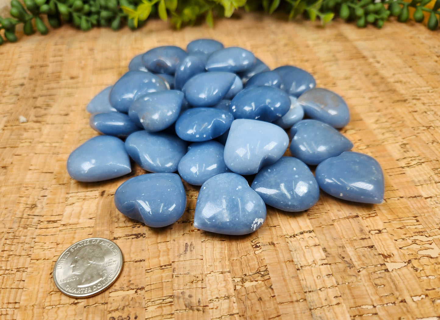angelite hearts