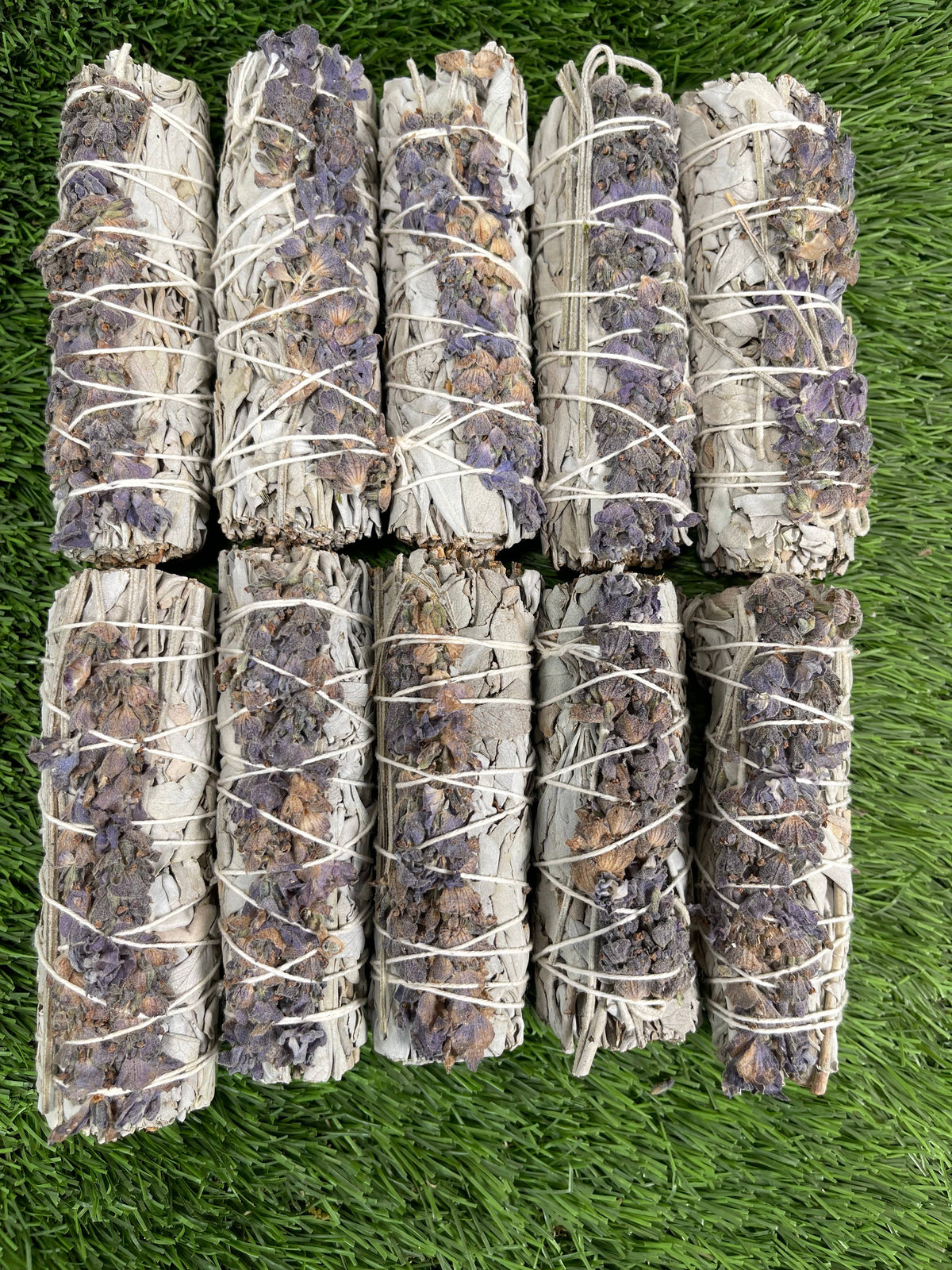white sage and lavender herb bundle