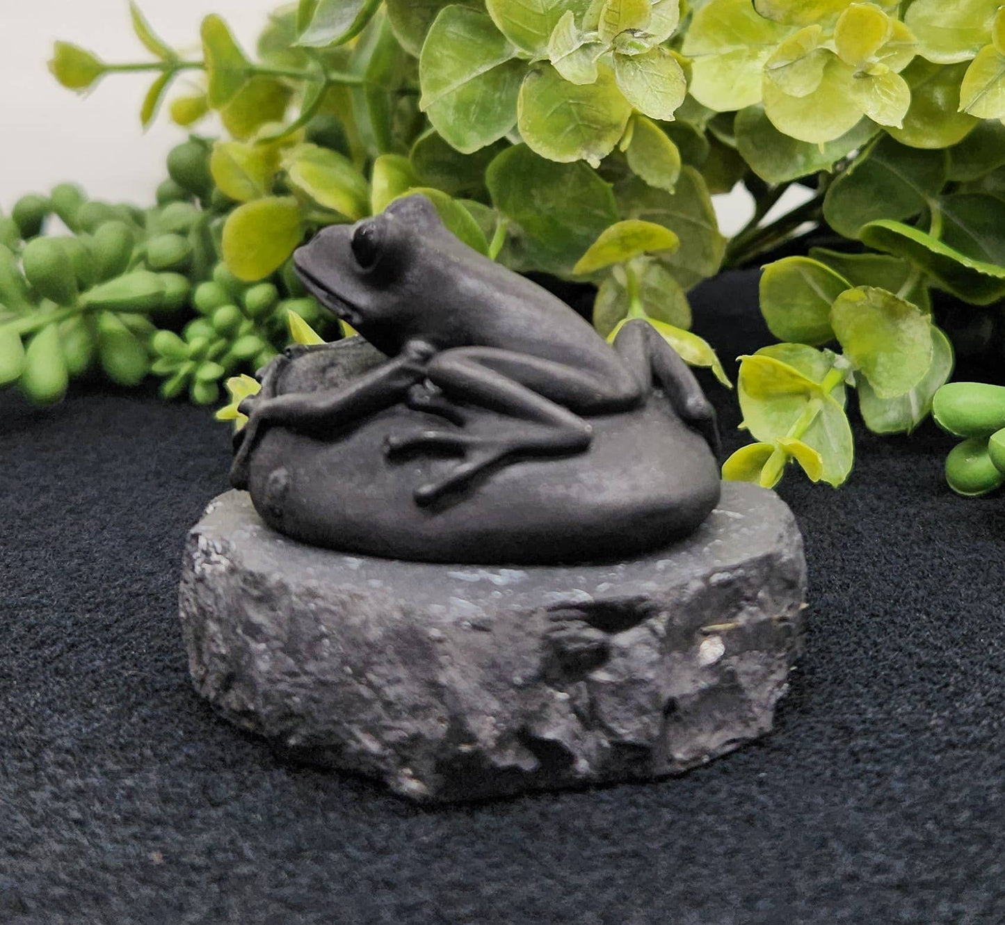 Frog Shungite Figurine