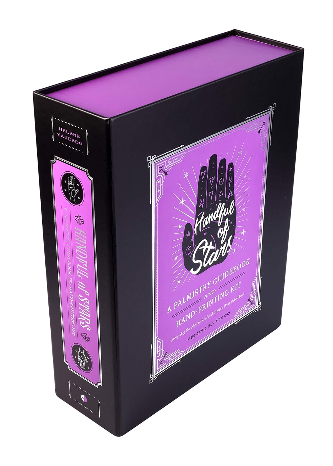 Handful of Stars: A Palmistry Guidebook and Hand-Printing Kit by Helene Saucedo