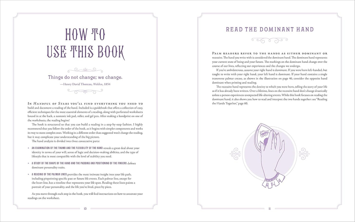 Handful of Stars: A Palmistry Guidebook and Hand-Printing Kit by Helene Saucedo
