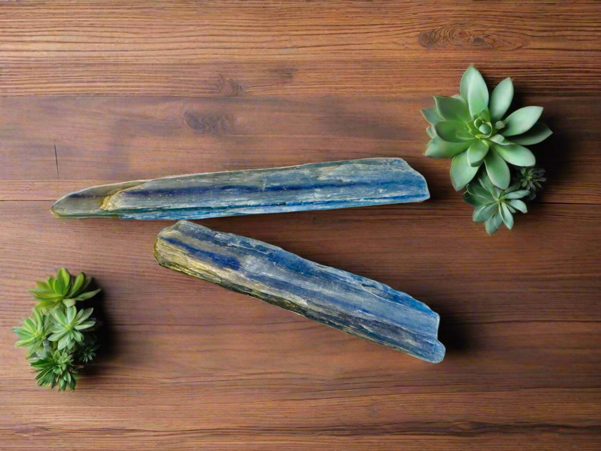 raw blue kyanite