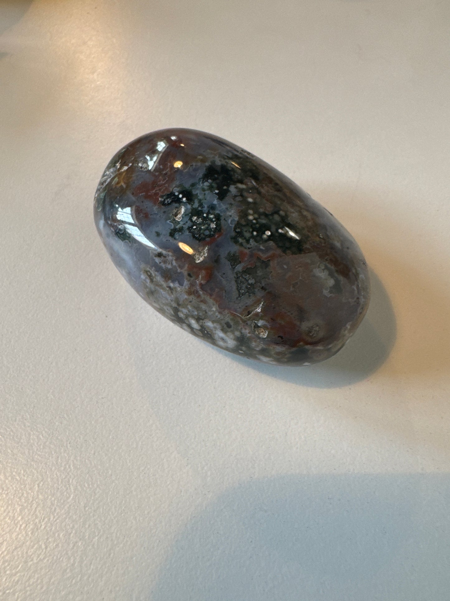 Veinless Ocean Jasper | Palm Stone | 50-60mm | Madagascar