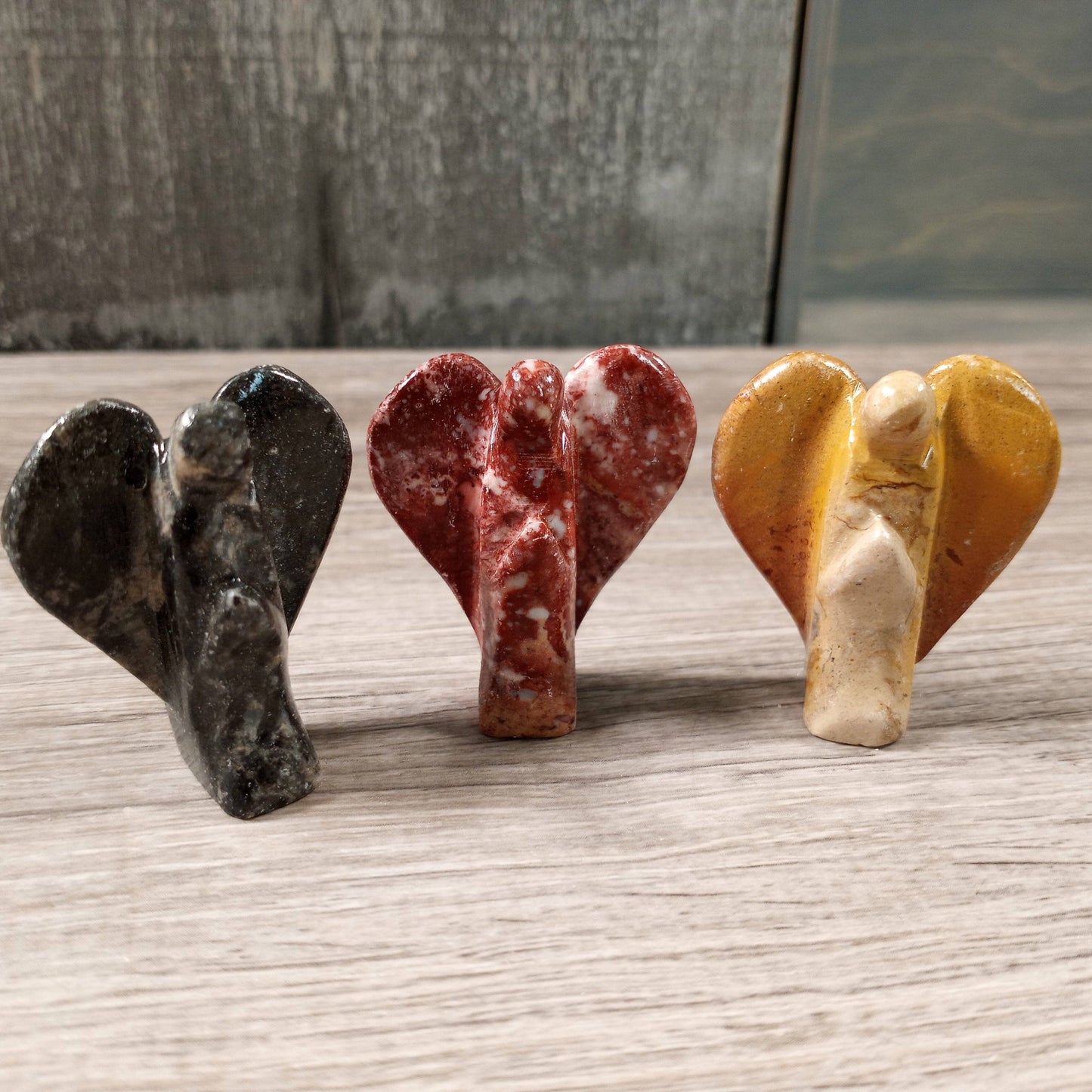 angel soapstone figurine
