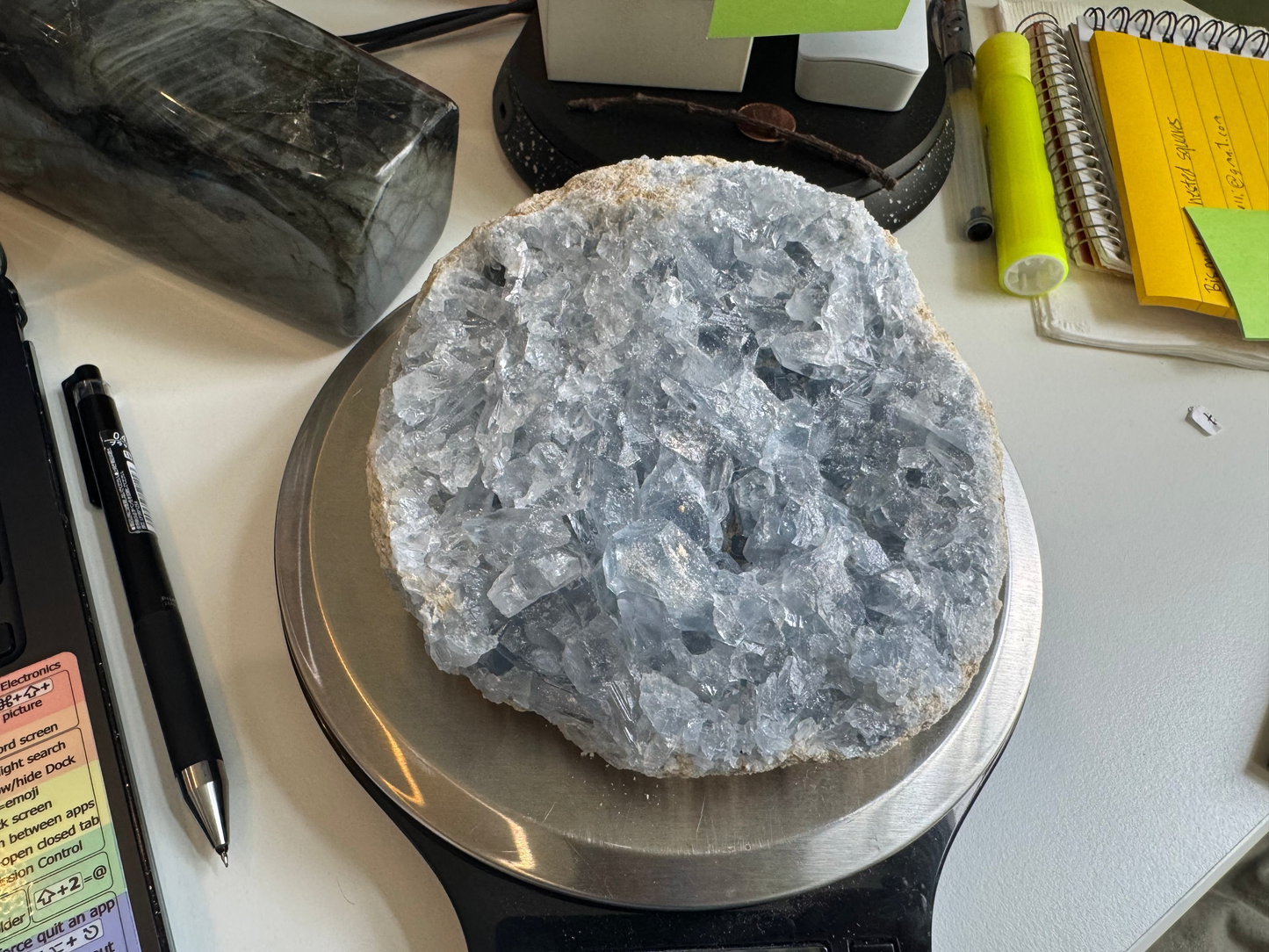 celestite clusters