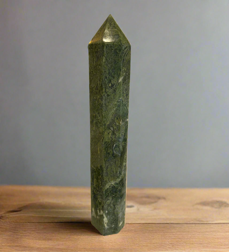 moss agate towers