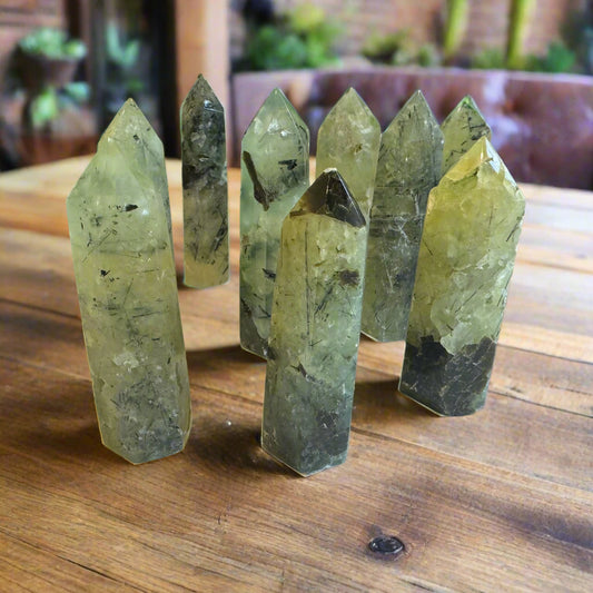 prehnite with epidote towers