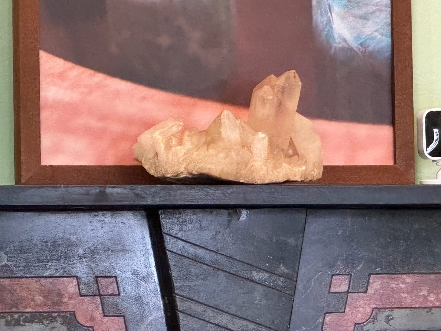 golden healer quartz cluster