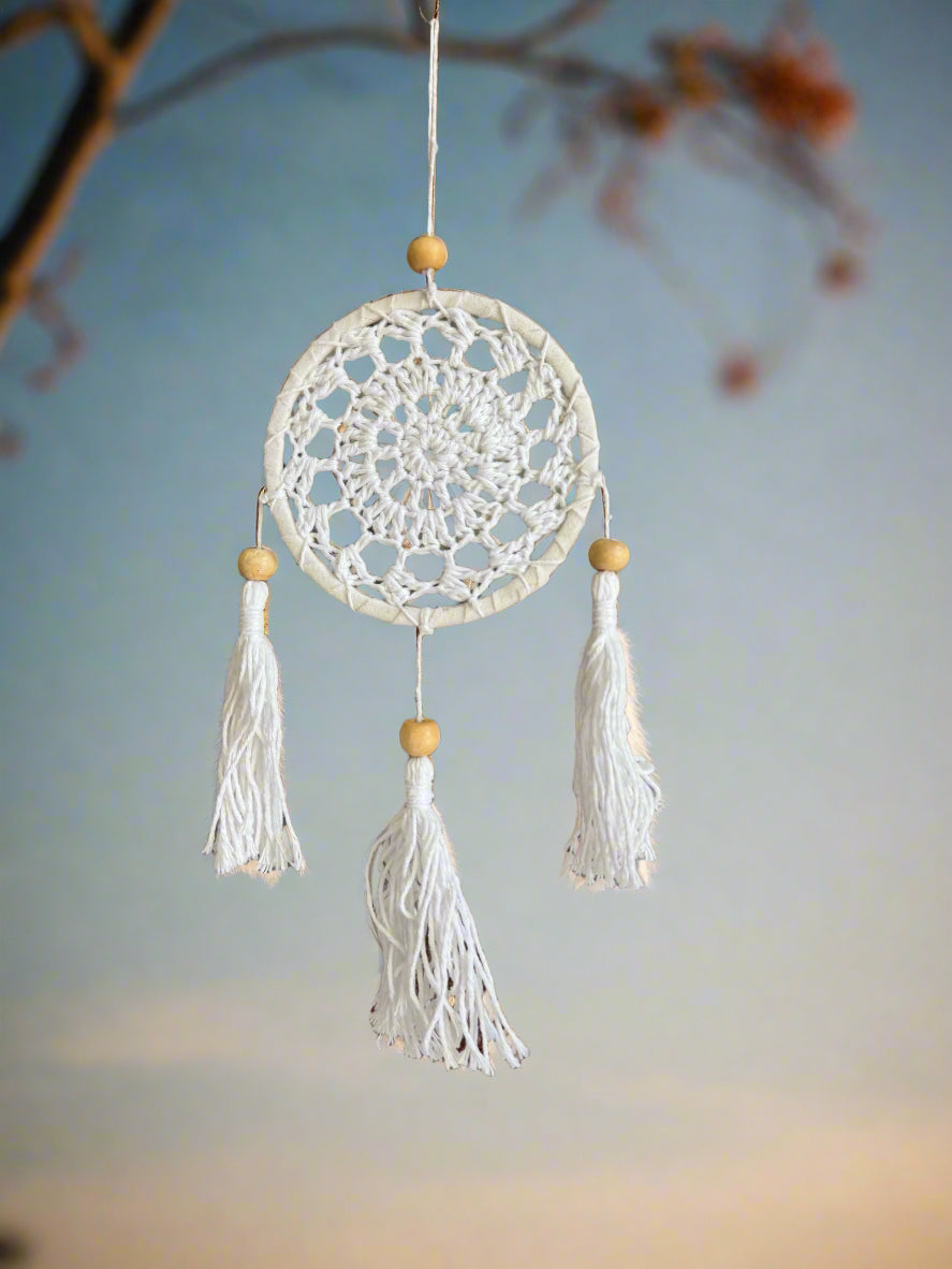 white dreamcatcher