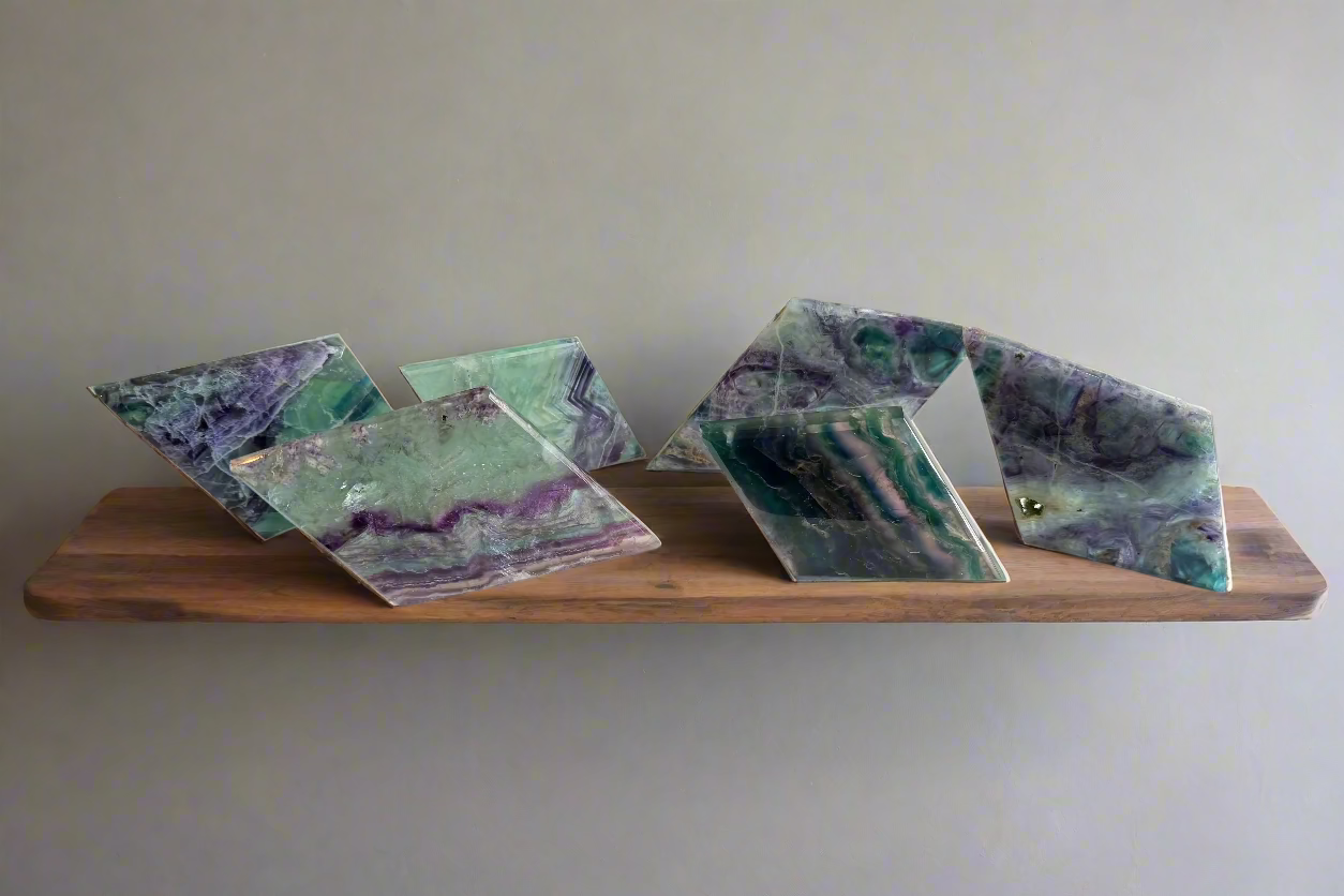 fluorite "kite" slices
