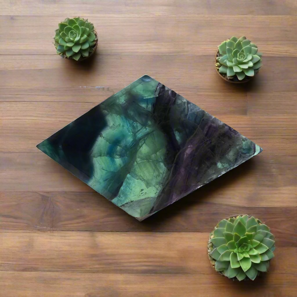 fluorite "kite" slices