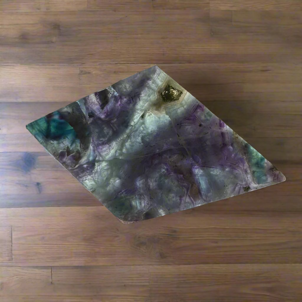 fluorite "kite" slices