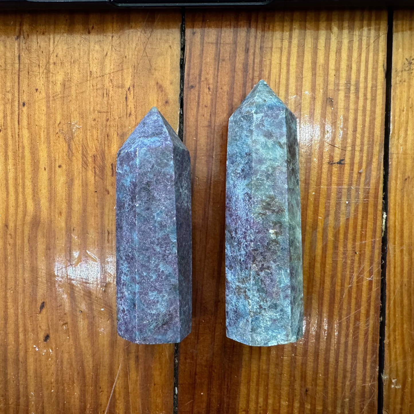ruby in fuchsite and kyanite towers