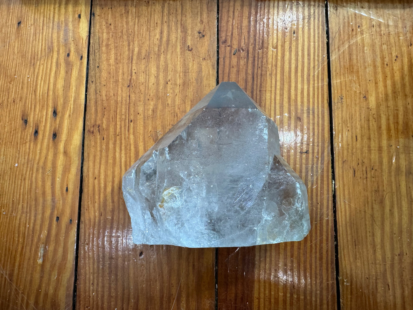 clear quartz standing point