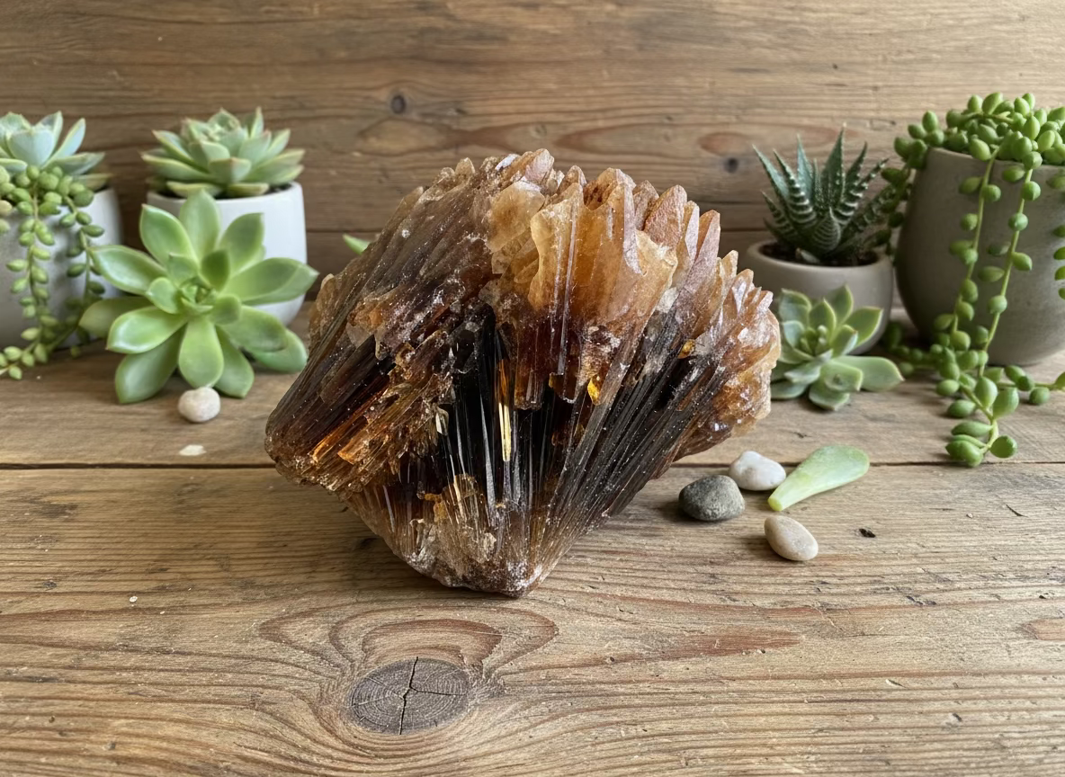 brown calcite