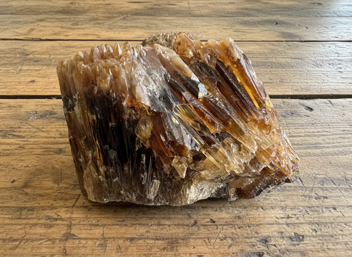 brown calcite