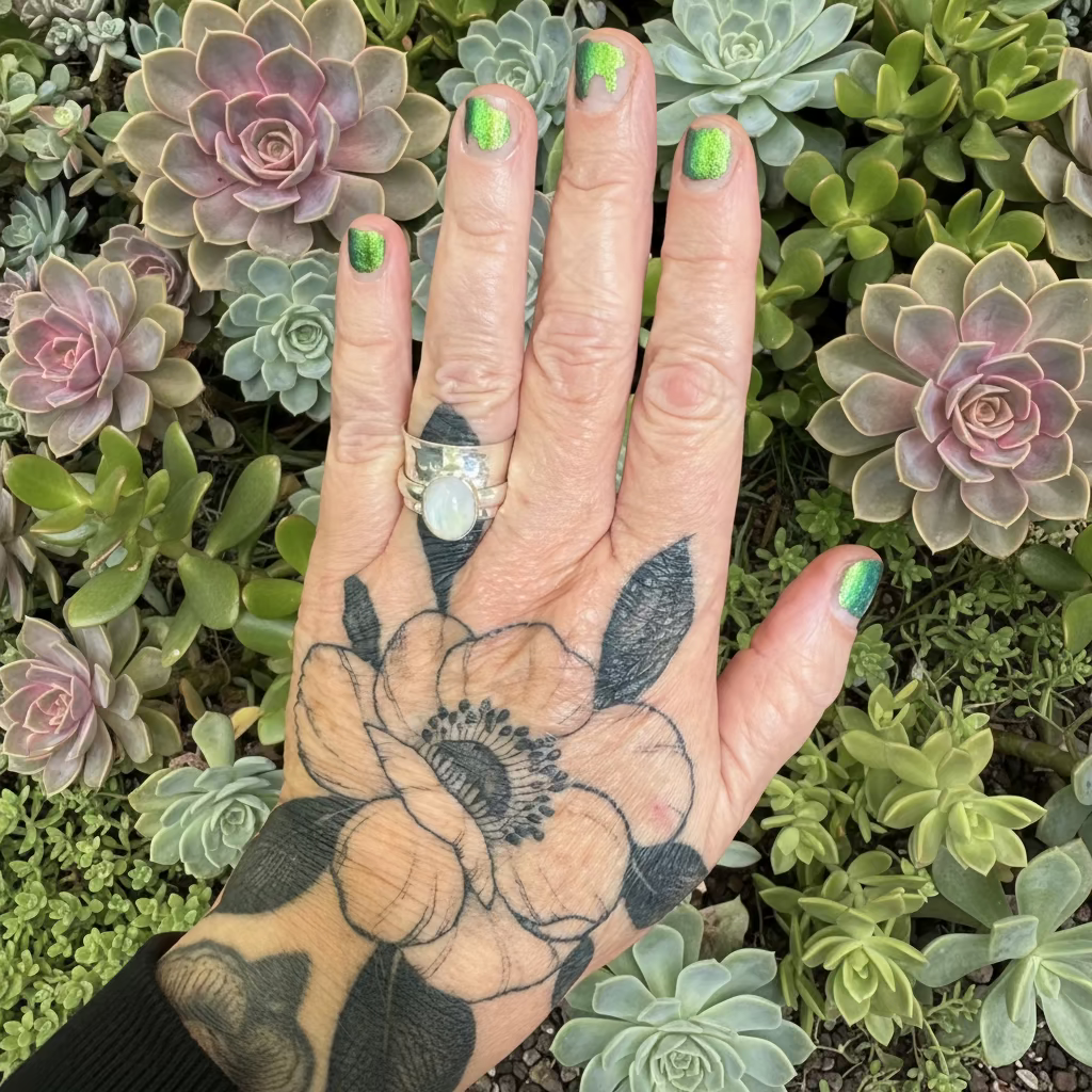 moonstone spinner ring in sterling silver (size 7.75)