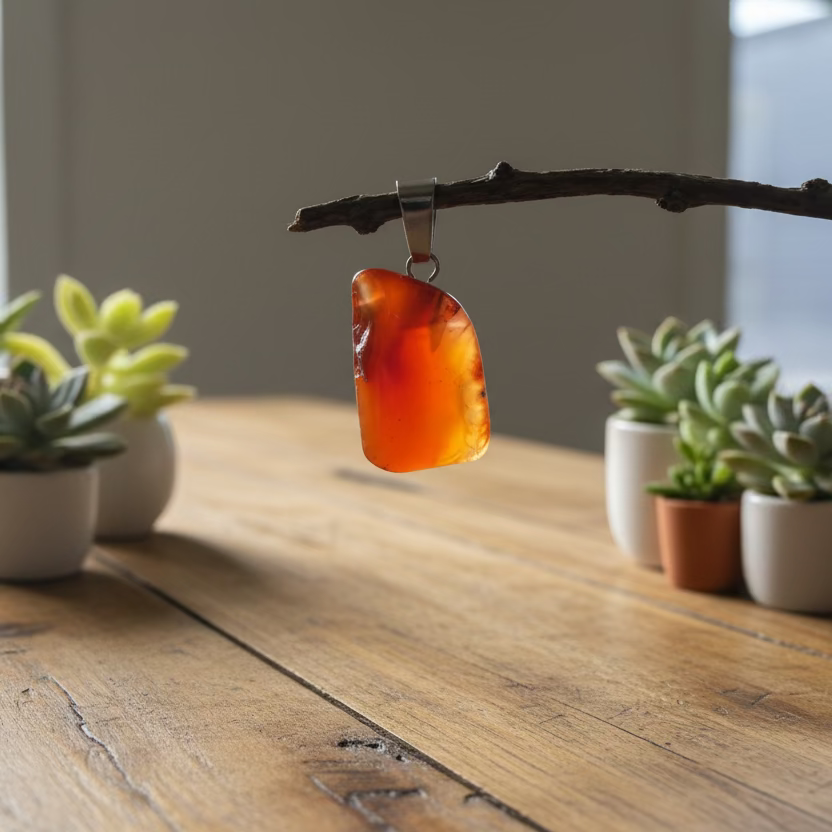 carnelian pendant
