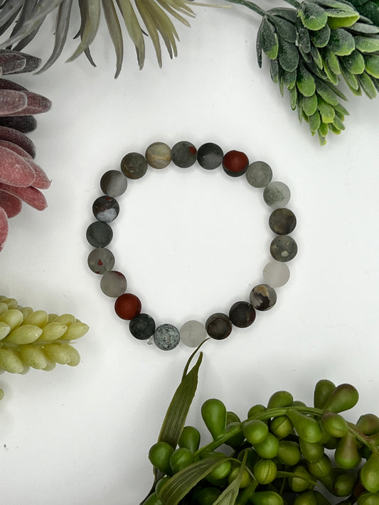 bloodstone (seftonite) bracelet