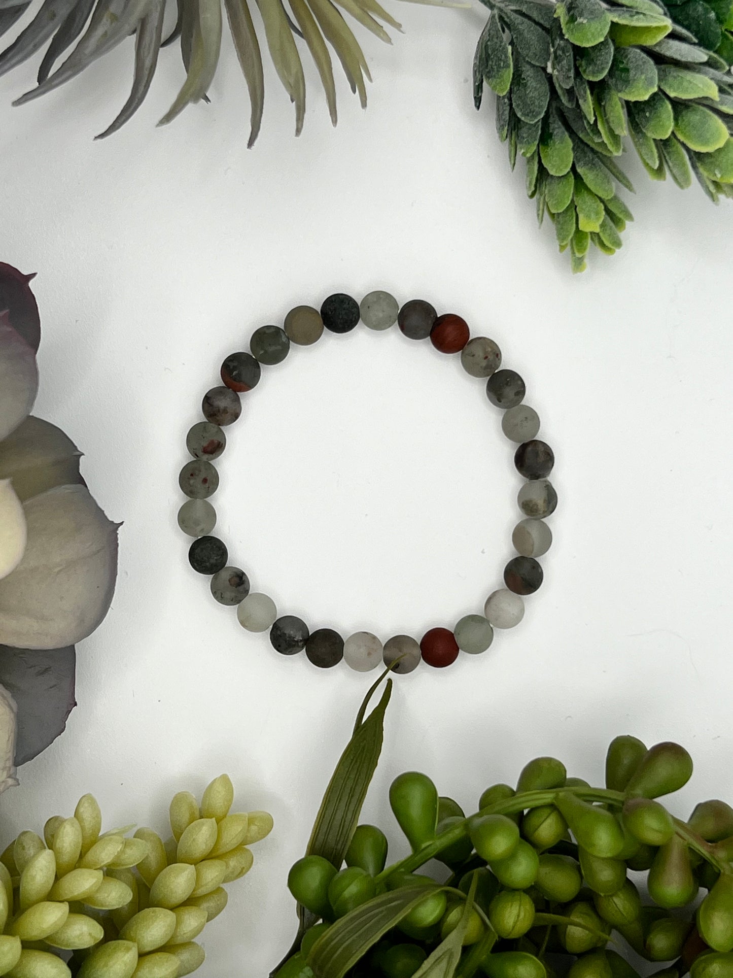 bloodstone (seftonite) bracelet