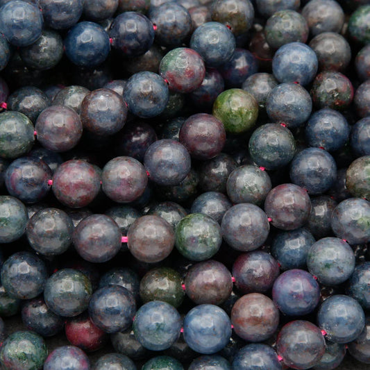 ruby in kyanite beaded bracelets (8mm beads)