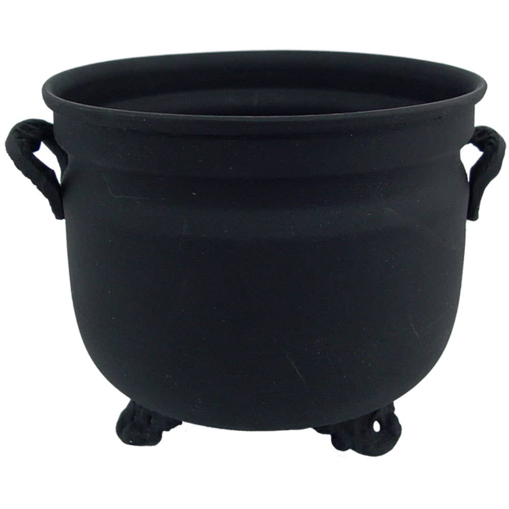 plain black metal cauldron (with sand)