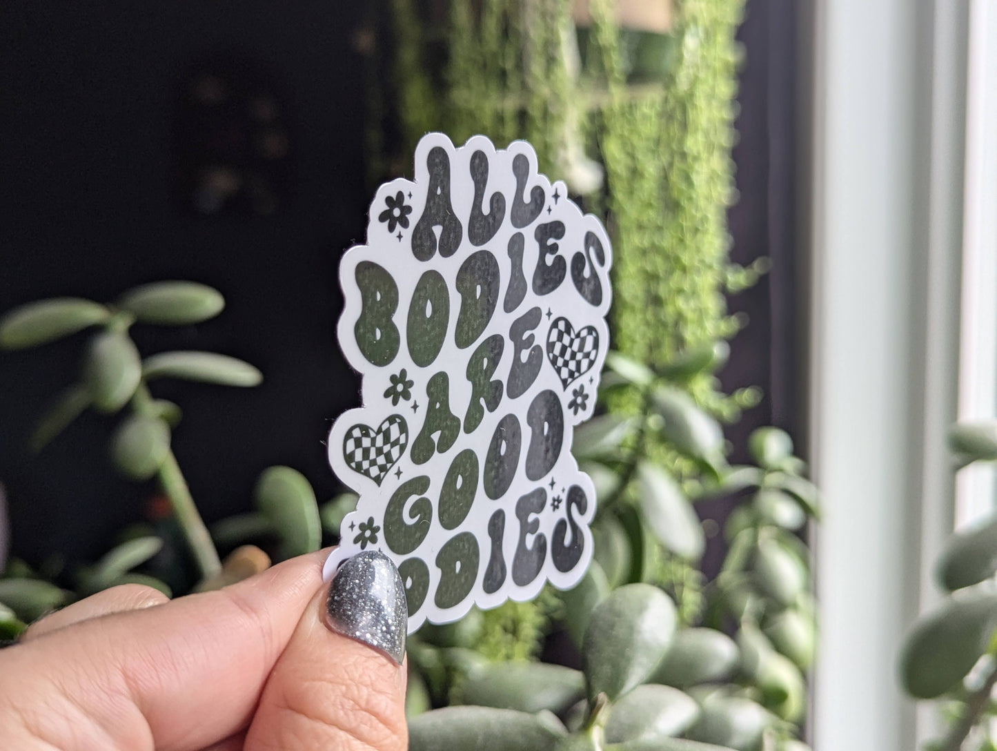 All Bodies Are Good Bodies vinyl sticker