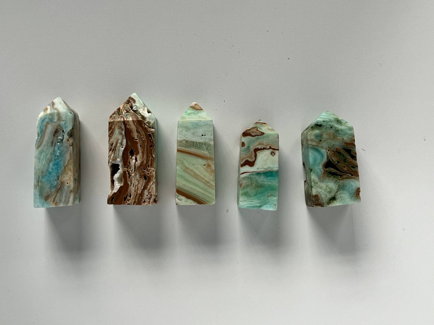 calamine (hemimorphite/smithsonite) towers