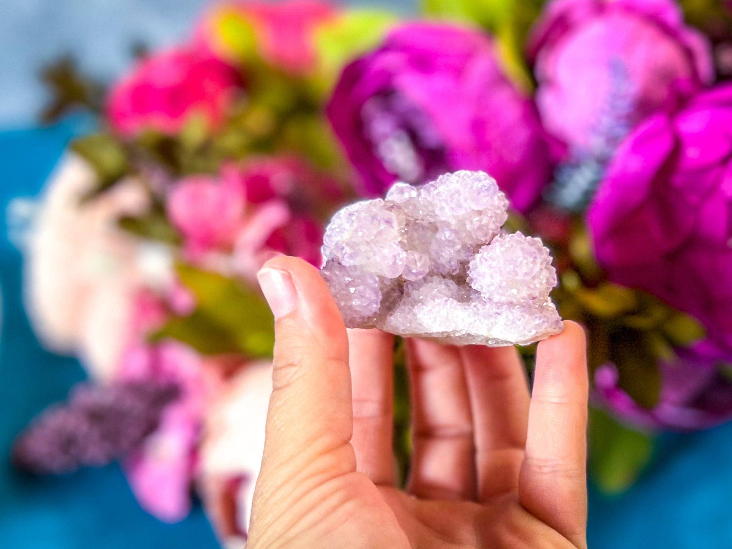 amethyst spirit (cactus) quartz clusters
