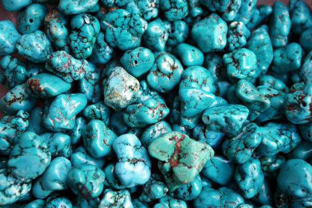 small turquoise tumbles