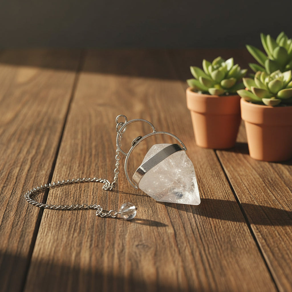 apophyllite point pendulum