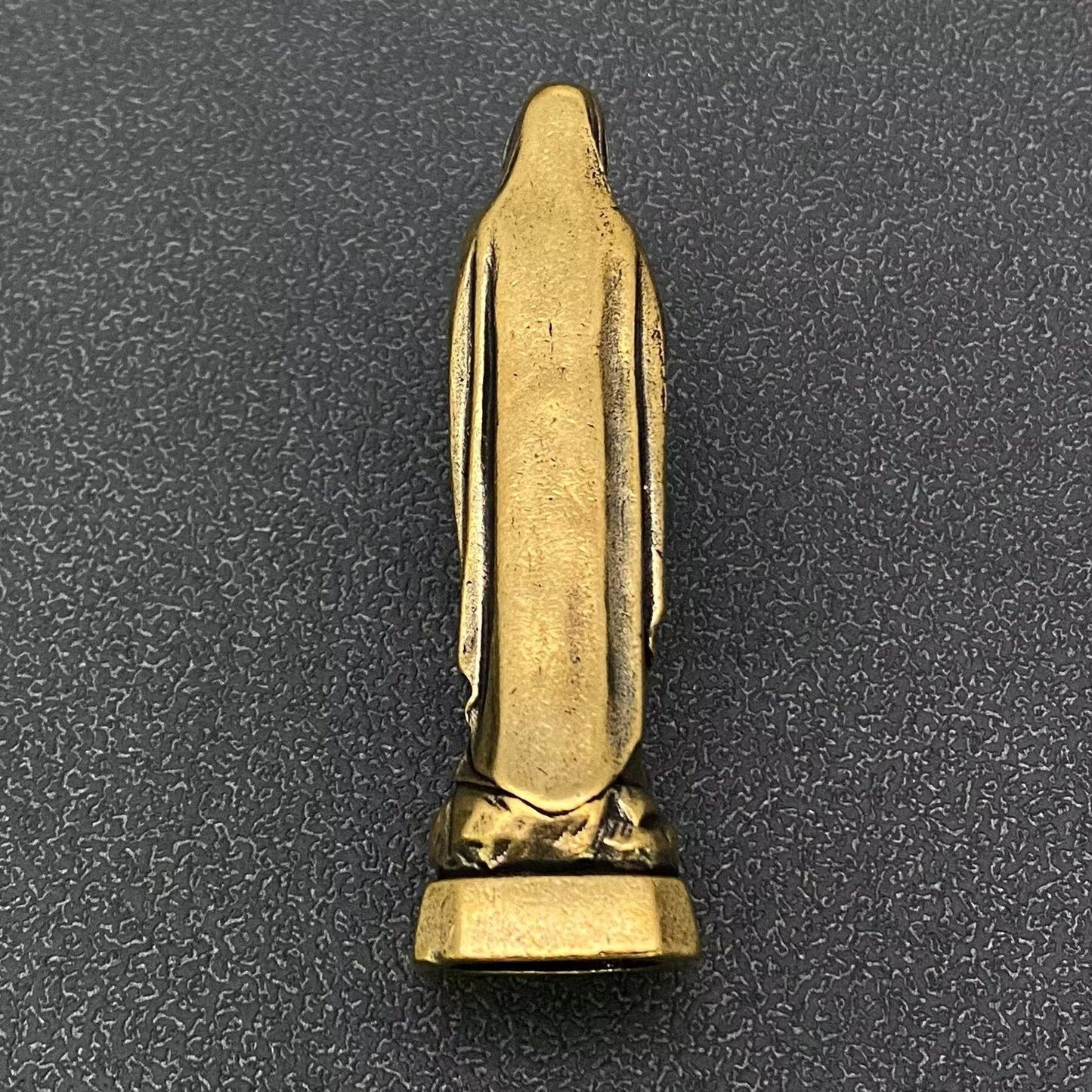 brass Mother Mary figurine