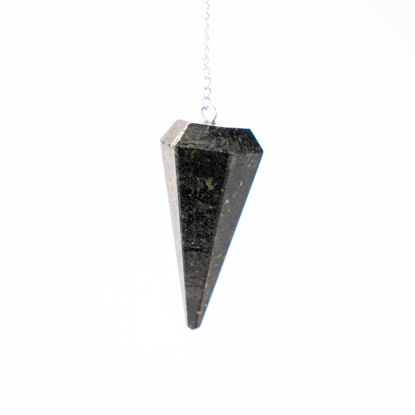 faceted polished pendulum