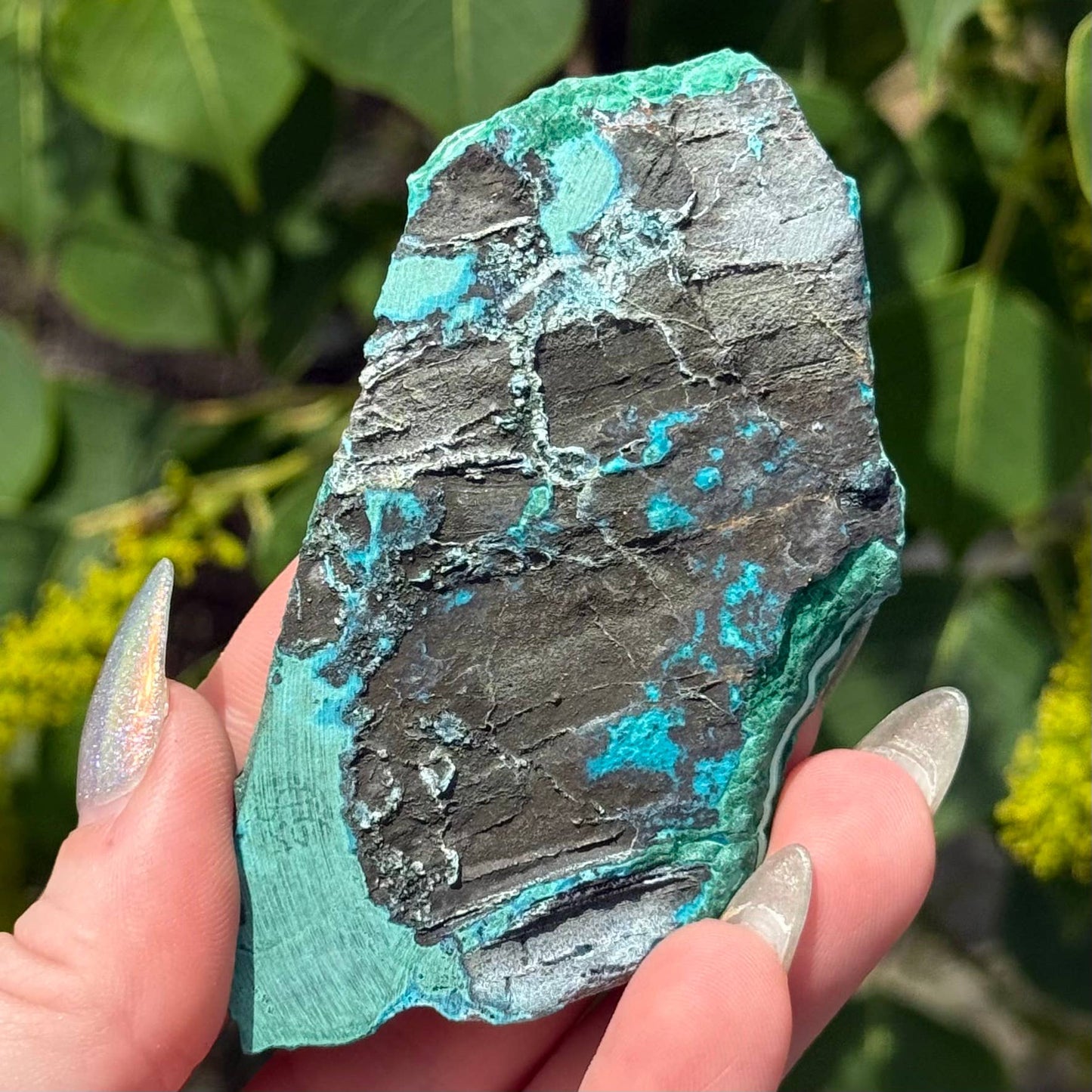 chrysocolla malachite specimen