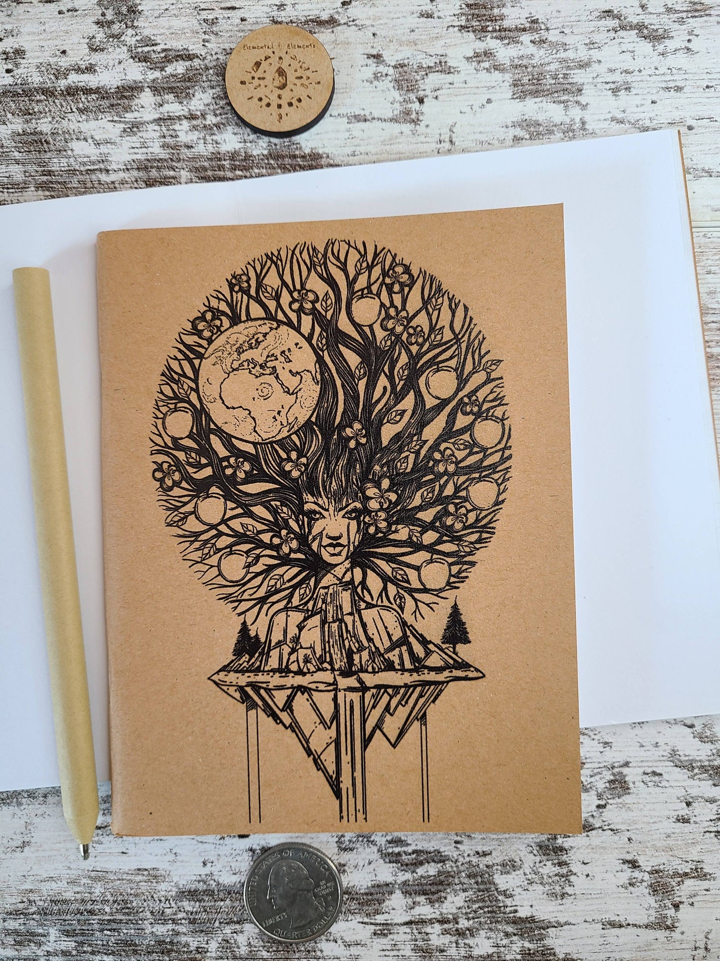 earth element goddess journal