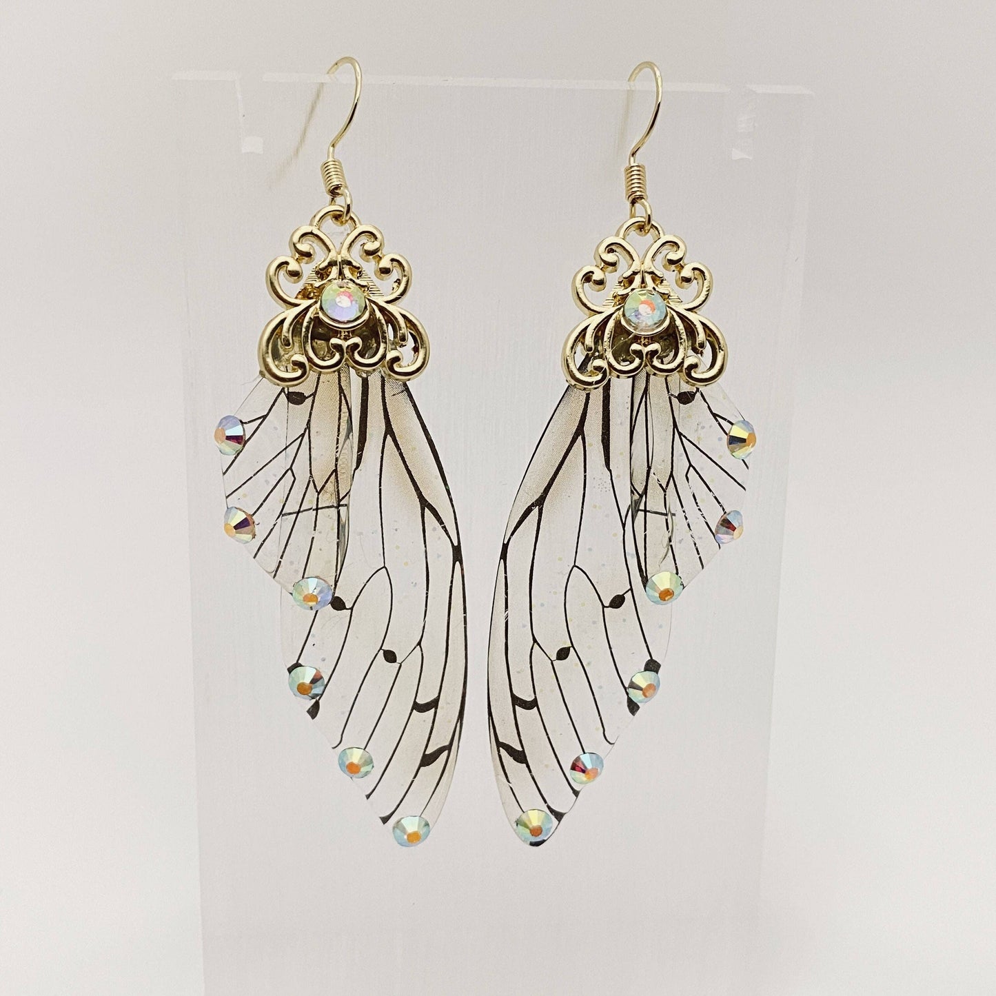 butterfly wing earrings