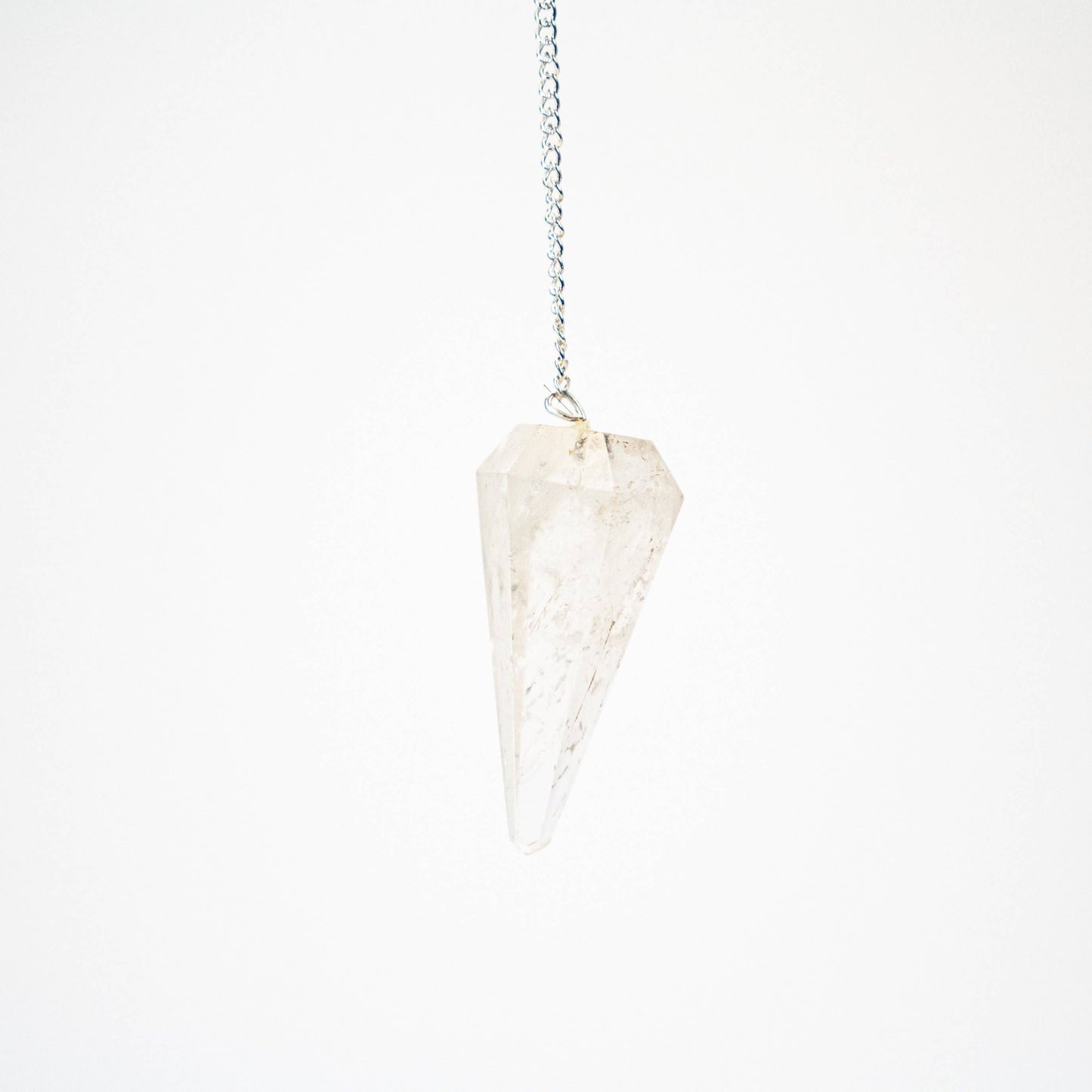 faceted polished pendulum