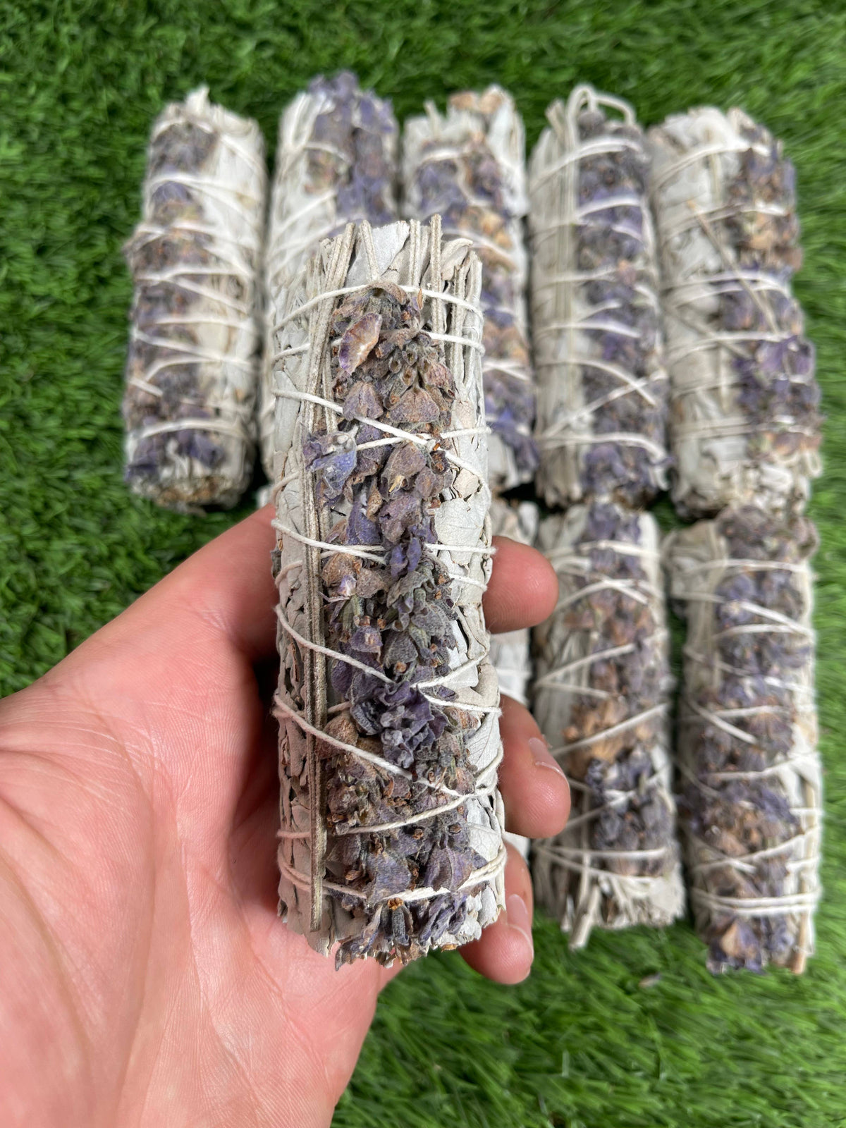 white sage and lavender herb bundle