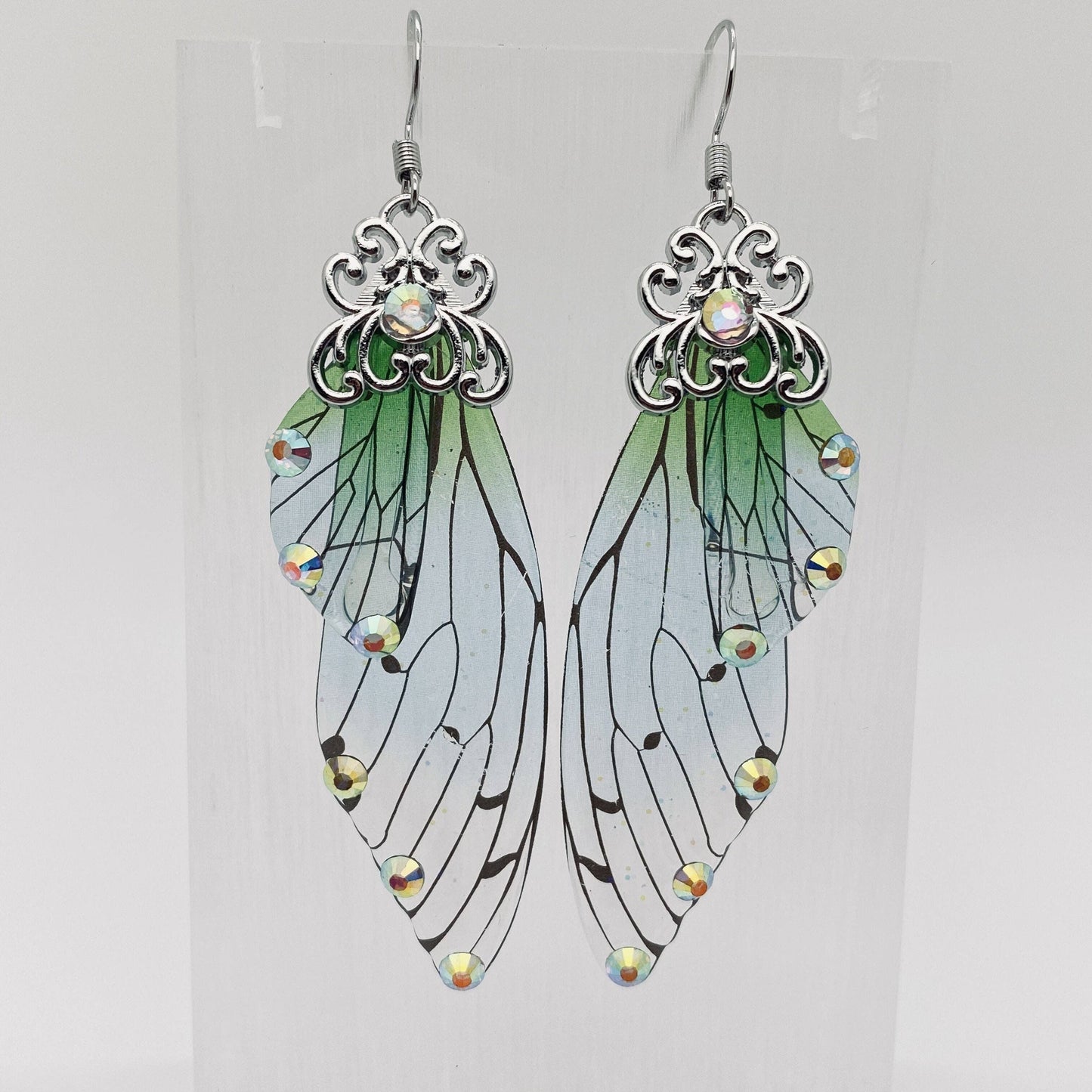 butterfly wing earrings