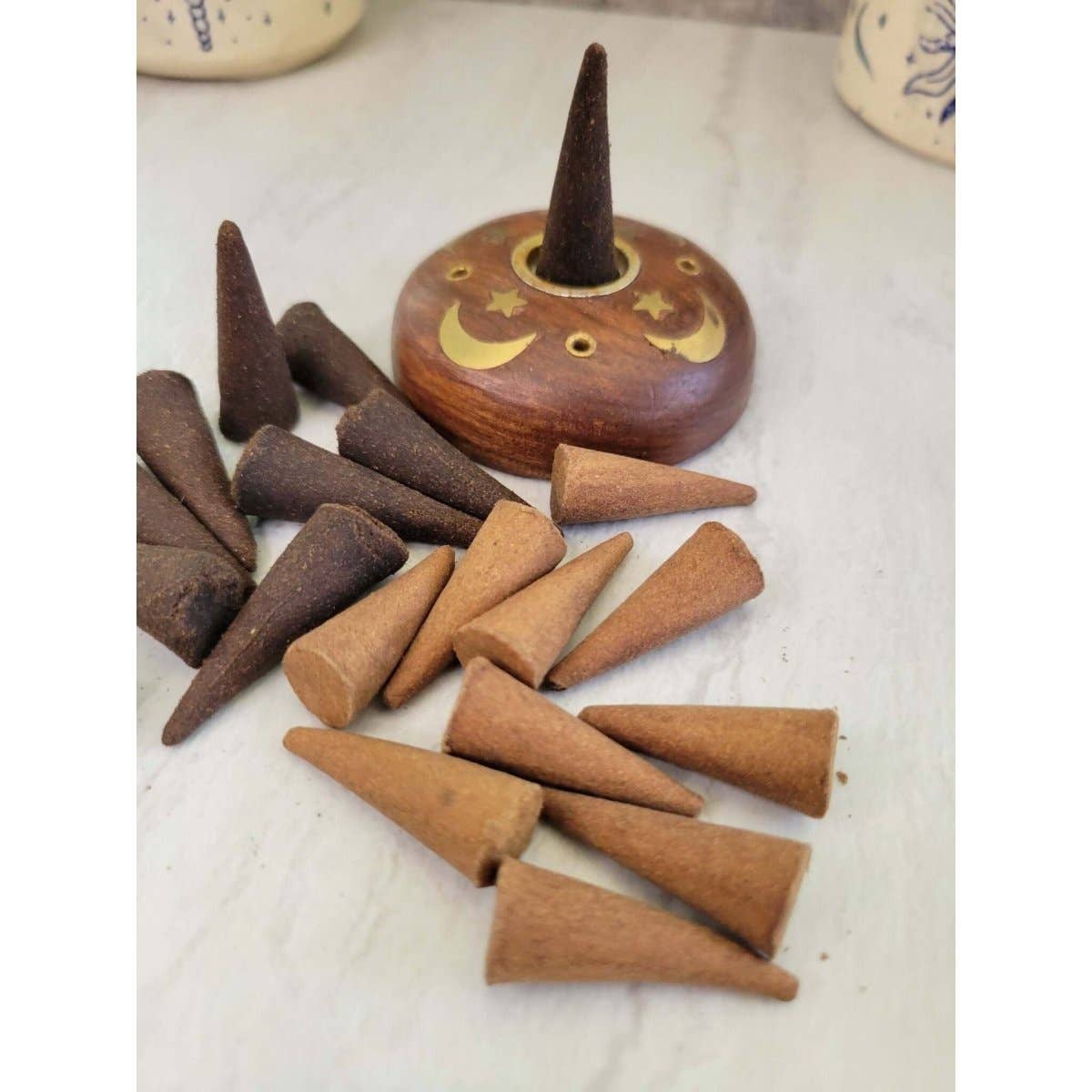 natural incense cones