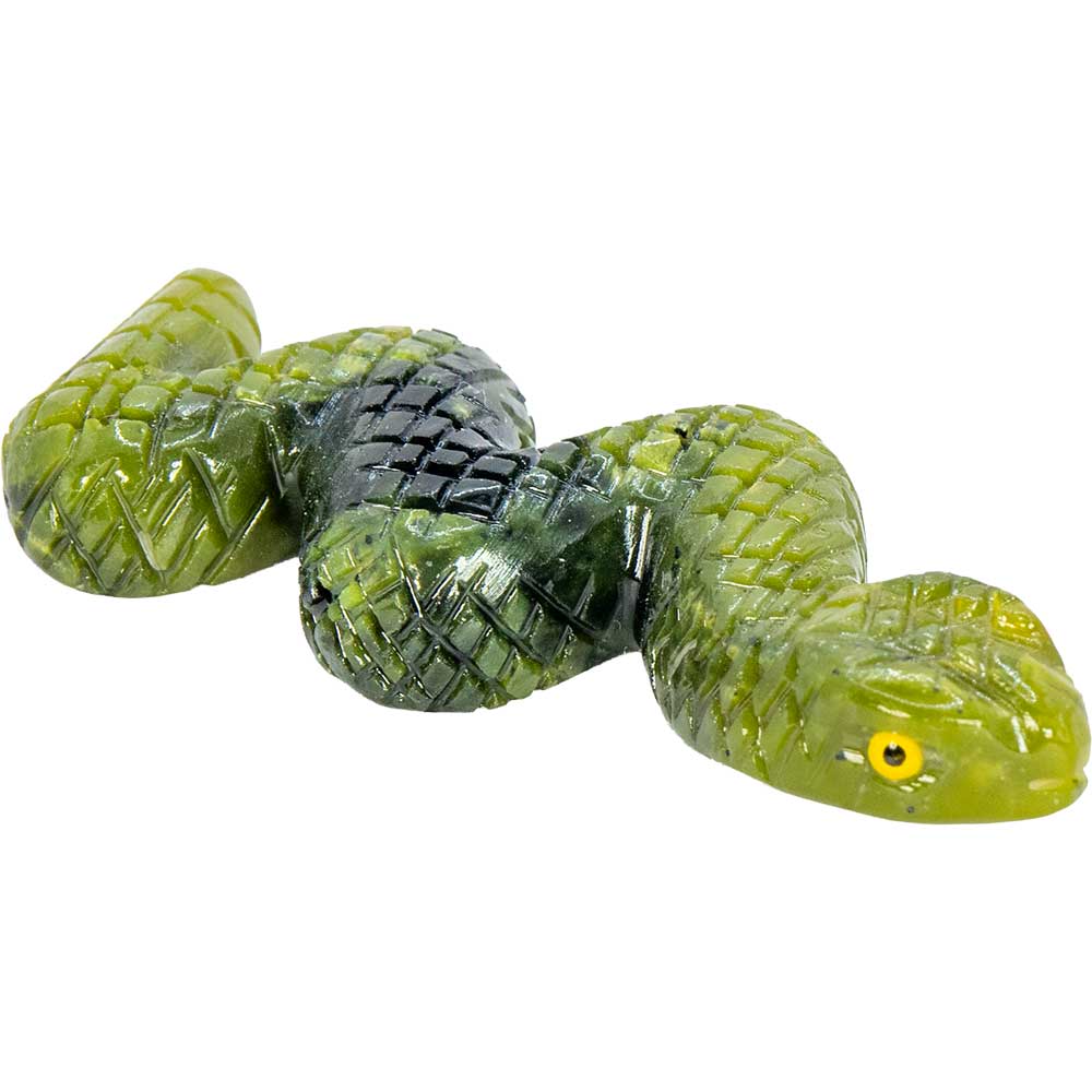serpentine snake figurine
