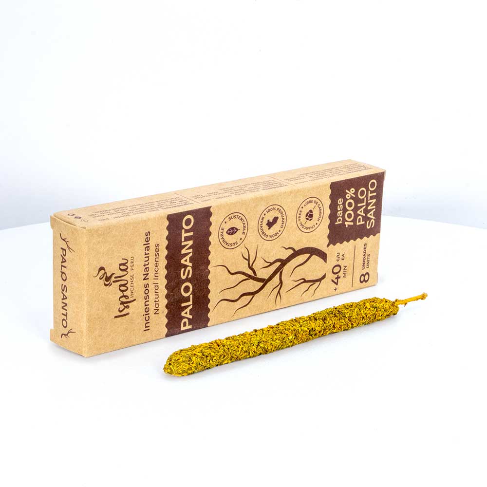 Ispalla natural palo santo incense (8 sticks)