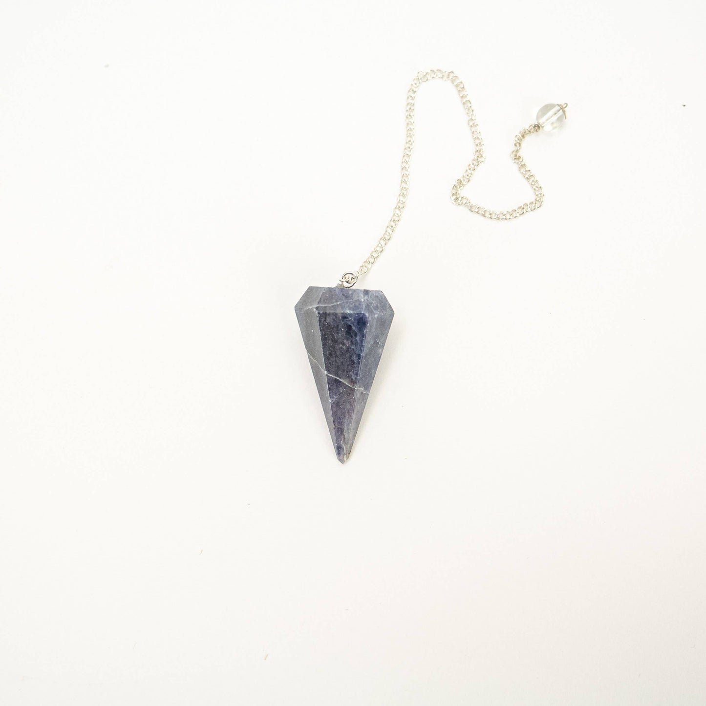 faceted polished pendulum